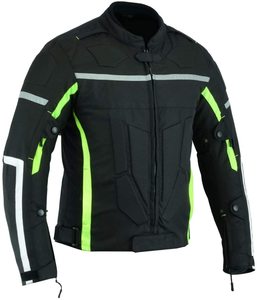 Chaqueta de Motociclismo Deportiva, Tallas Grandes, Transpirable, Anti-UV, Ignífuga, de Secado Rápido, 100% Poliéster con Protección - Product Image 1