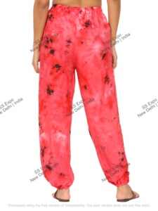Pantalones bombachos rectos de talla libre con estampado de globos, mallas bohemias Hippie cómodas de algodón, ropa de calle informal de cintura baja para mujer, Verano - Product Image 6