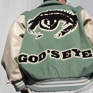 แจ็กเก็ตสตรีทไฮสตรีท2025ขายดีเสื้อแจ็กเก็ตเบสบอลแขนยาวระบายอากาศได้ดีน้ำหนักเบา - Product Image 3