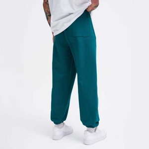 Pantalones Deportivos Casuales para Hombre con Logotipo Personalizado, Pantalones de Chándal de Lona de Peso Medio, Talla Grande, Cintura Elástica, Transpirables, 100% Algodón - Product Image 4