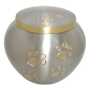 Sublimation Print Metal Pet <b>Urns</b> Manufacturer and Exporter Antique Paw Printed Aluminium Metal Pet <b>Urns</b> Supplier - Product Image 6