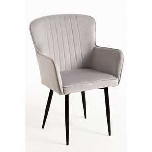 Silla de oficina Lyde en terciopelo Asiento elegante y cómodo - Product Image 1