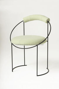 เก้าอี้รับประทานอาหารกรอบโลหะในห้องนั่งเล่นพร้อมเบาะนั่งสำหรับคอนเสิร์ตงานที่กำหนดเองใช้เก้าอี้ประชุมสำนักงานโรงเรียน - Product Image 5