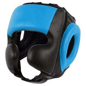 Boxing Protector <b>Training</b> <b>Head</b> Guard Double PVC Material Adjustable Sparring Helmet Impact Resistant Eco-Friendly Breathable - Product Image 2