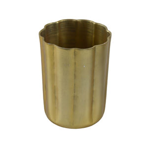 Silver Colored Hotel Restaurant Decor Metal <b>Wax</b> Jar Decor Candle Holder for Christmas Decoration Candle Holder for Latest Theme - Product Image 4