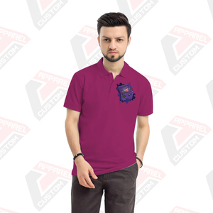 Premium Men's for Polo Shirt Cómodo y elegante Características ecológicas para el verano-Denim Batik Telas de pana Apliques - Product Image 6