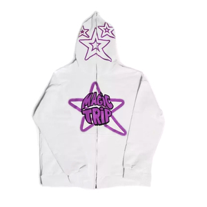 Sweat-shirts d'hiver surdimensionnés pour hommes, style zippé tendance, 100% coton, manches longues, poches latérales, imperméables - Product Image 2