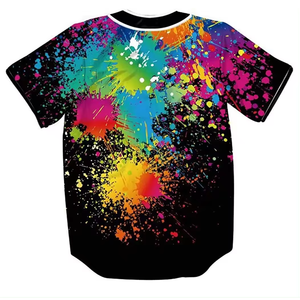 Venta al por mayor de ropa deportiva de talla grande de diseño personalizado logotipo personalizado Transferencia de Calor impreso poliéster transpirable Jersey béisbol Softball - Product Image 6