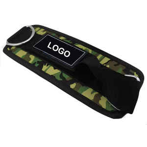 Venta al por mayor de correas de tobillo acolchadas para hombres y mujeres con accesorio de anillo en D Fitness Cable máquina entrenamiento protección al por mayor - Product Image 2