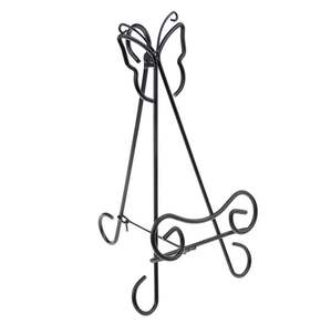 Premium Metal Black Display <b>Plate</b> <b>Stand</b> Storage Rack <b>Holder</b> Kitchenware Decorative Countertop Home and Restaurant Table Decor - Product Image 4