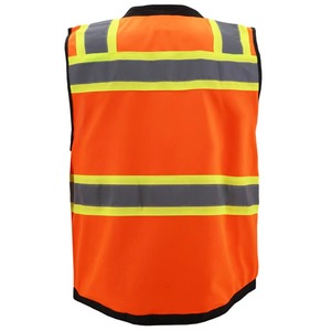 Gilet de sécurité réfléchissant haute visibilité pour vêtements de travail d'automne pour hommes-Gilet de construction respirant - Product Image 2