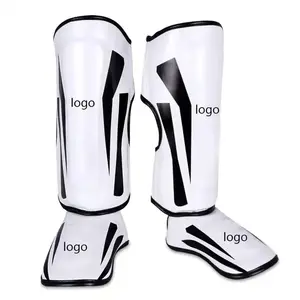 High Quality Instep Shin Protection Guard With Customized Logo And Color Boxing Fighting Sports MMA Grappling Shin Instep Guards