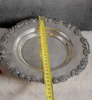 Plateau de service vintage en aluminium plaqué argent poli, fait main, de qualité supérieure, pour centres de table de mariage - Vente en gros