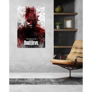 Póster Moderno de Marvel Estilo Art Deco, Daredevil Born Again, Arte en Papel Enmarcado para Colgar en la Pared, Decoración de Cumpleaños - Product Image 2