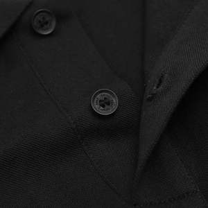 Polo ERKE para Hombre, Corte Slim Fit, Color Negro, 100% Poliéster con Tela Oxford, Transpirable, Diseño Bordado, Alta Calidad - Product Image 4