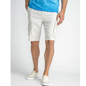 Pantalones cortos Cargo informales para hombre 100% algodón de secado rápido al por mayor hechos a medida OEM transpirables ecológicos con colores de patrón sólidos - Product Image 1