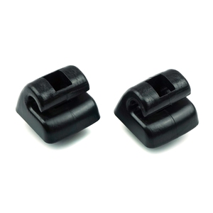 BSR504 2 ชิ้นที่บังแดดคลิปหนีบสีดำสำหรับ W123 W124 W126 W201 190 W140 - Product Image 1