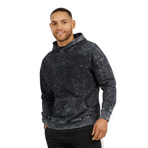 Sweat à capuche thermique en coton 100% délavé à l'acide, vente en gros pour l'hiver, prix bas, sweat à capuche thermique vintage délavé à l'acide pour hommes - Product Image 6