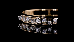 เครื่องประดับเพชรเลี้ยงในห้องปฏิบัติการทรงกลมเจียระไนแบบบริลเลียนท์ สไตล์มินิมอล เหมาะสำหรับสวมใส่ในโอกาสทางการและใช้งานในชีวิตประจำวัน - Product Image 5