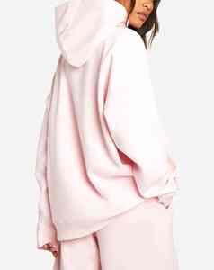 เสื้อฮู้ดสตรีแฟชั่นใหม่สำหรับฤดูหนาวคุณภาพระดับพรีเมียมเสื้อผ้าลำลองเปิดไหล่ทรงหลวมพิมพ์ลายได้ตามต้องการ - Product Image 4