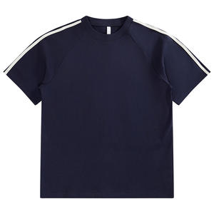 เสื้อยืดสำหรับผู้ชายเสื้อยืดผ้าฝ้ายสีปกติแขนสั้นลำลองสำหรับผู้ชายเสื้อยืดพิมพ์ดิจิตอล240GSM โลโก้ออกแบบได้ตามต้องการสำหรับฤดูร้อน - Product Image 2