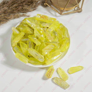 Cristaux de guérison semi-précieux en quartz aura péridot miniatures, les plus vendus en gros, pour la décoration et la méditation, au meilleur prix - Product Image 1