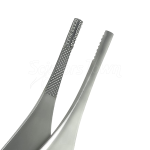 Fórceps de tejido de acero inoxidable de precisión con puntas dentadas para uso clínico profesional y procedimientos de laboratorio - Product Image 3