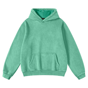 Sudadera con Capucha de Felpa 100% Algodón para Hombre, Transpirable y Cómoda, con Bordado de Invierno de Alta Densidad - Product Image 1