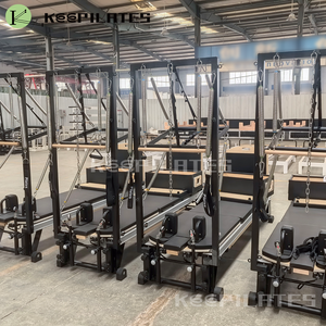 Fabriek Directe Levering Aluminium Hoogwaardige Cama <span class=keywords><strong>Stoel</strong></span> Zwarte Pilates Reformer Met Half Trapeze Te Koop Yoga Studio - Product Image 1