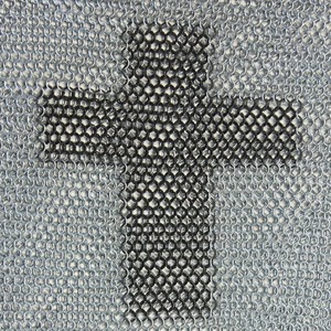 Camisa Medieval Chainmail Tampler Crosse de alta calidad, anillo a tope de acero suave, recreación de Haubergeon, armadura justa, precio al por mayor - Product Image 4