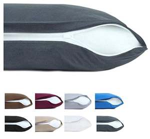 COTTON POLY Blend Embroidered Animal Dot Design <b>Pillow</b> Cushion Cover Jersey Soft Stitching Comfortable ZIPPER Closure - Product Image 5