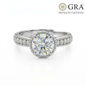 Anillo de Diamante Moissanite Solitario Princesa de 1.2 Quilates, Talla Única, para Mujer - Product Image 3
