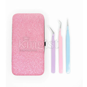 Boîte de rangement pour pinces à extensions de cils de haute qualité, personnalisée, avec miroir, logo personnalisé disponible, outils pour cils personnalisés - Product Image 3