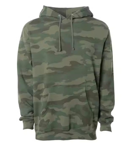 Sweat-shirt à capuche à manches longues pour femmes décontracté surdimensionné CAMO avec coupe ample en polaire légère teint uni pour l'hiver - Product Image 1