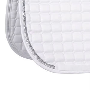 Comfortable Premium <b>Foam</b> Dressage Jumping Smooth Equine Care White Color Durable Saddle <b>Pad</b> Customization Accepted Satin Horse - Product Image 3