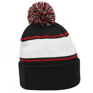 Gorro de Invierno para Hombre, Diseño Personalizado con Logotipo, Color Blanco, Estilo Urbano, Gorro de Punto Cómodo con Estilo Jacquard - Product Image 3