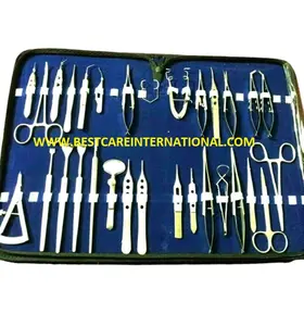 Ensemble d'instruments de microchirurgie oculaire ophtalmique de base, Kit complet de 30 Instruments