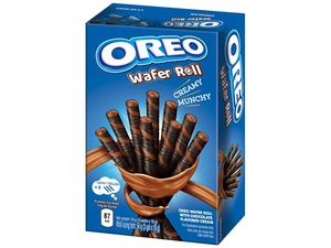 Oreo แป้งกรอบวานิลลา54กรัมแผ่นเวเฟอร์ม้วนใส่น้ำตาลกลูโคส