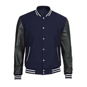 Chaqueta de béisbol de la Universidad Varsity para hombre de talla grande a la moda estilo único con tela de lona 3D CollegeBaseballjacket para hombre - Product Image 1