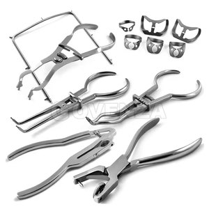 Kit de Dique de Goma Endodóntico Manual de 12 Piezas, Set de Pinzas y Fórceps Dentales de Acero Inoxidable GOVENZA INTERNATIONAL GI-1117 Ergonómico - Product Image 6