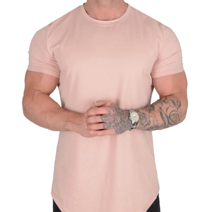 Camisa de algodón personalizada para hombre, camiseta de verano cómoda y transpirable con logotipo personalizable para hombre, ropa deportiva, ropa al por mayor - Product Image 2