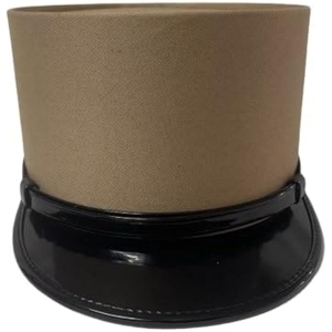 Sombrero Kepi de piel de vaca de color caqui genérico tradicional francés personalizado al por mayor - Product Image 6