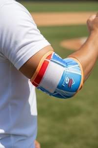 โลโก้แบบกำหนดเอง คุณภาพสูง น้ำหนักเบา หนังไฟเบอร์ PP  โครงแข็ง  สนับศอกสำหรับผู้เล่นเบสบอล  สำหรับเด็กและผู้ใหญ่  ป้องกันข้อศอกและแขน  ขวา ซ้าย - Product Image 2