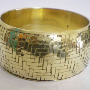 Brazalete de Cobre con Diseño Floral Calado, Hecho a Mano, de Alta Calidad, para Mujer, Elegante, Chapado en Oro, Joyería India para Novia, Regalo Étnico de Moda - Product Image 1