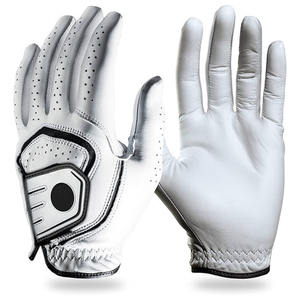 Best Selling Custom Design <b>Top</b> Quality Cabretta Leather Left Handed Durable Synthetic Leather Golf Gloves For Sale - Product Image 5