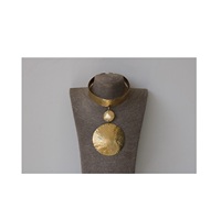 Collar de lujo personalizado, joyería de moda, producto hecho a mano de la mejor calidad, collar de latón superior para regalo, fiestas de boda, uso de mujeres