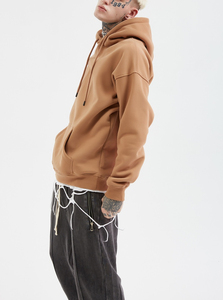 OEM Latest New Style Wholesale Hip Hop <b>Drop</b> Shoulder Oversized Hoodie 100% Cotton Hoodie Heavyweight Thick Cotton Hoodie - Product Image 4