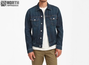 High Street Style Hombres Casual Fit Jeans Chaqueta Ropa de invierno de alta calidad con logotipo personalizado al por mayor - Product Image 4
