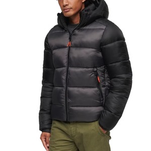 Veste matelassée pour homme, tissu de qualité supérieure, service OEM, conception ODM, logo brodé sur la veste, saison hivernale, veste épaisse - Product Image 1