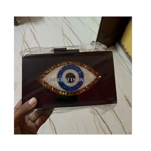 กระเป๋าที่ขายดีที่สุดออกแบบแม่มุกด้วยเรซิ่นและโลหะออกแบบพรรคชุดเจ้าสาวที่ไม่คาดหวังราคาโรงงาน - Product Image 3